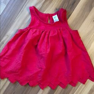 Red toddler float shirt